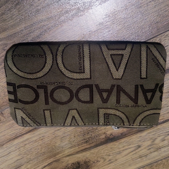 Dolce & Gabbana Beige/Brown Canvas pouch - Picture 3 of 4